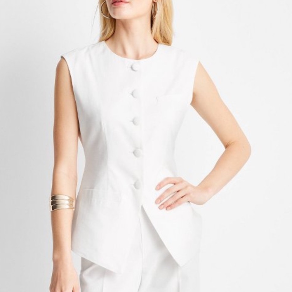 Future Collective x Jenee Naylor Button Front Waistcoat NWT